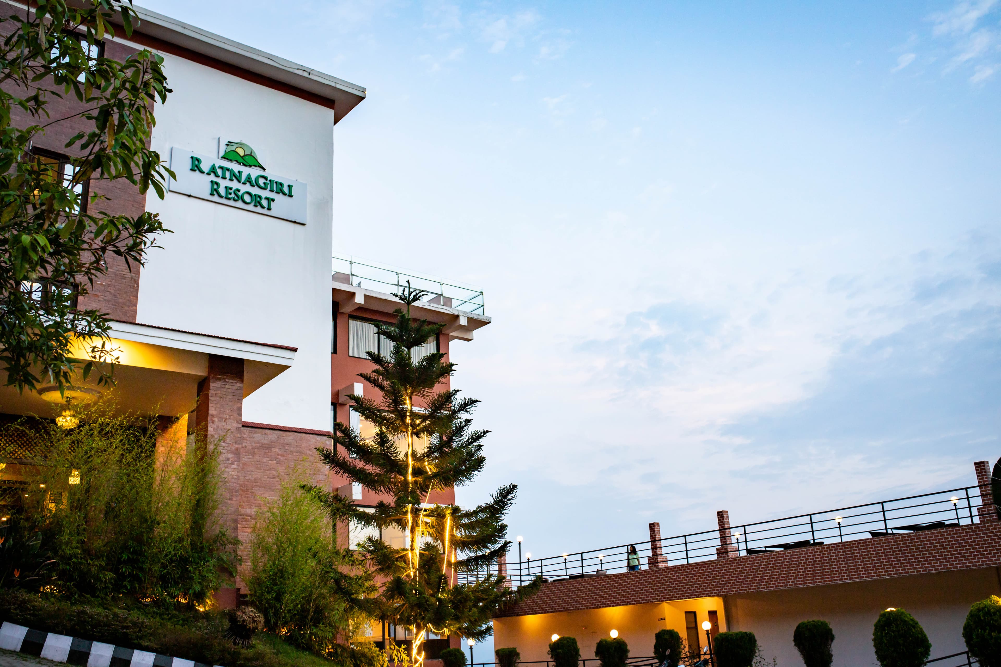 Ratnagiri Resort building in Nagarkot